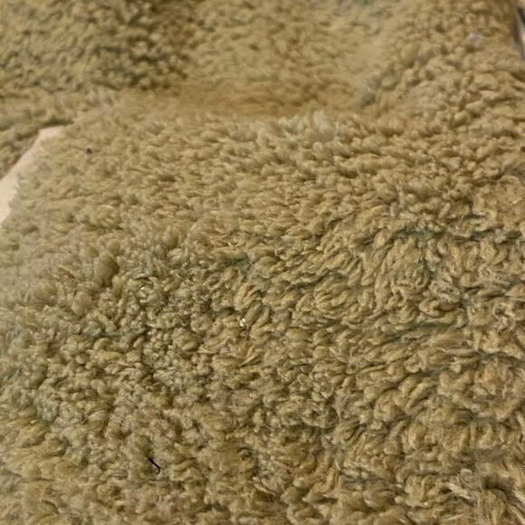 Patagonia Los Gatos Zip Up Fleece Vest Womens M Khaki Outdoor Slow Fashion Fuzzy - Picture 5 of 13